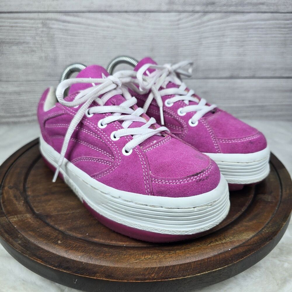 Vintage LA GEAR 1999 Womens Pink Chunky Platform Sneaker Y2K Rare Sz 4 Grunge